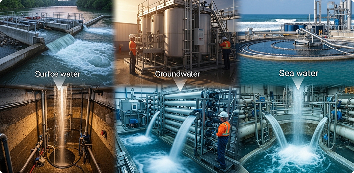 Source water treatment